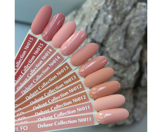 Зображення 3 Гель-лак Komilfo Deluxe Series D015 темно-карамельний, емаль, 8 мл, Об'єм (мл, г): 8, Колір: 015