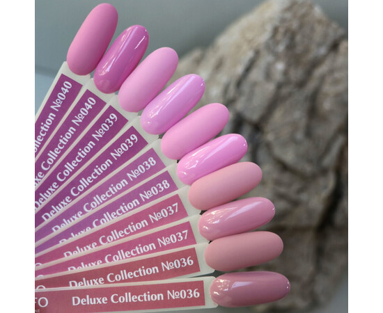 Зображення 3 Гель-лак Komilfo Deluxe Series D037 приглушений рожево-ліловий, емаль, 8 мл, Об'єм (мл, г): 8, Колір: 037