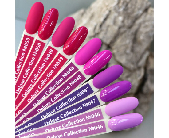 Зображення 3 Гель-лак Komilfo Deluxe Series D050 рожева фуксія, емаль, 8 мл, Об'єм (мл, г): 8, Колір: 050