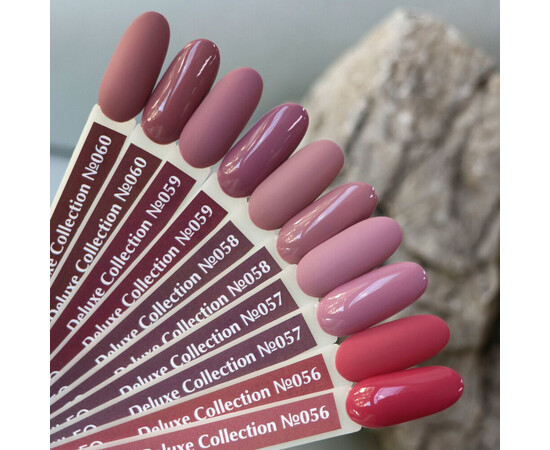 Зображення 3 Гель-лак Komilfo Deluxe Series D060 темне какао, емаль, 8 мл, Об'єм (мл, г): 8, Колір: 060