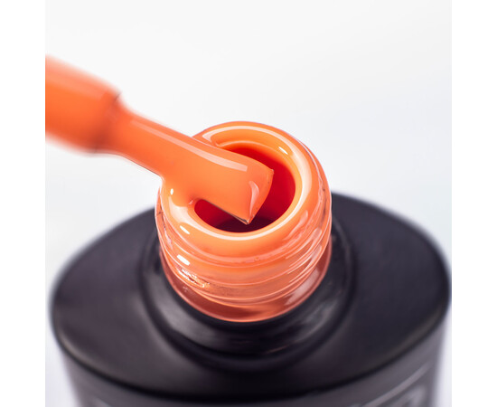 Зображення 2 Гель-лак Komilfo Deluxe Series D074 помаранчево-персиковий, емаль, 8 мл, Об'єм (мл, г): 8, Колір: 074