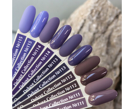 Зображення 3 Гель-лак Komilfo Deluxe Series D111 світлий сіро-фіолетовий, емаль, 8 мл, Об'єм (мл, г): 8, Колір: 111