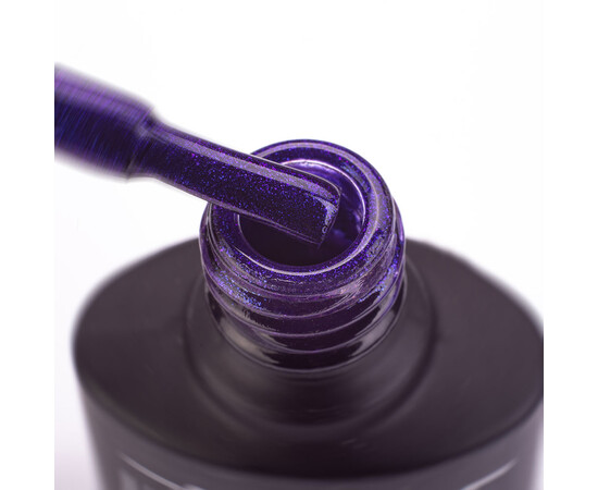 Зображення 2 Гель-лак Komilfo Deluxe Series D128 синій з шиммером, 8 мл, Об'єм (мл, г): 8, Колір: 128