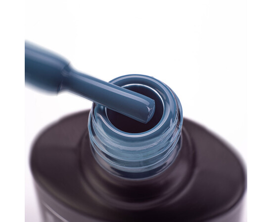 Зображення 2 Гель-лак Komilfo Deluxe Series D130 темний сіро-блакитний, емаль, 8 мл, Об'єм (мл, г): 8, Колір: 130