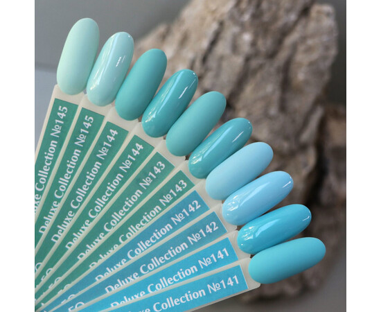 Зображення 3 Гель-лак Komilfo Deluxe Series D141 спокійний блакитний, емаль, 8 мл, Об'єм (мл, г): 8, Колір: 141