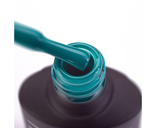 Зображення 2 Гель-лак Komilfo Deluxe Series D150 насичений бірюзово-зелений, емаль, 8 мл, Об'єм (мл, г): 8, Колір: 150