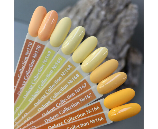Зображення 3 Гель-лак Komilfo Deluxe Series D167 персиково-жовтий, емаль, 8 мл, Об'єм (мл, г): 8, Колір: 167