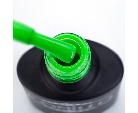 Зображення 2 Гель-лак Komilfo Deluxe Series D171 яскравий насичений салатовий, неоновий, 8 мл, Об'єм (мл, г): 8, Колір: 171