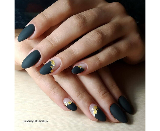 Зображення 4 Гель-лак Komilfo Deluxe Series D001 чорний, емаль, 8 мл, Об'єм (мл, г): 8, Колір: 001