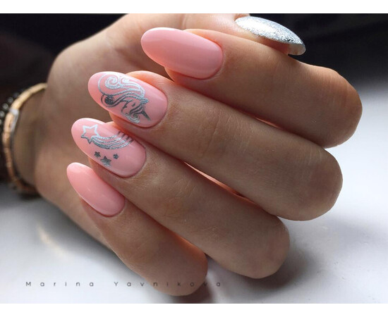 Зображення 4 Гель-лак Komilfo Deluxe Series D017 трохи лілувато-рожевий, емаль, 8 мл, Об'єм (мл, г): 8, Колір: 017