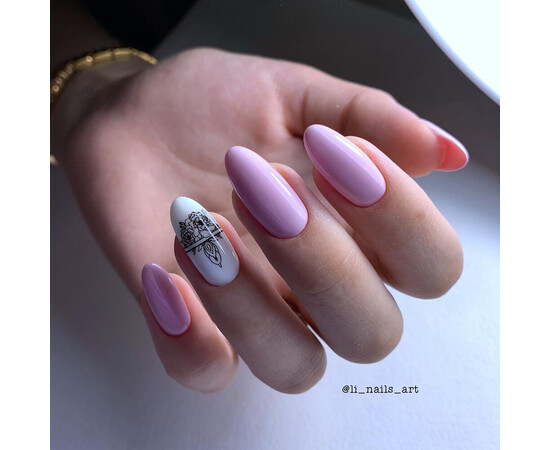 Зображення 4 Гель-лак Komilfo Deluxe Series D034 світло-ліловий, емаль, 8 мл, Об'єм (мл, г): 8, Колір: 034