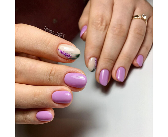 Зображення 4 Гель-лак Komilfo Deluxe Series D043 світлий бузково-ліловий, емаль, 8 мл, Об'єм (мл, г): 8, Колір: 043