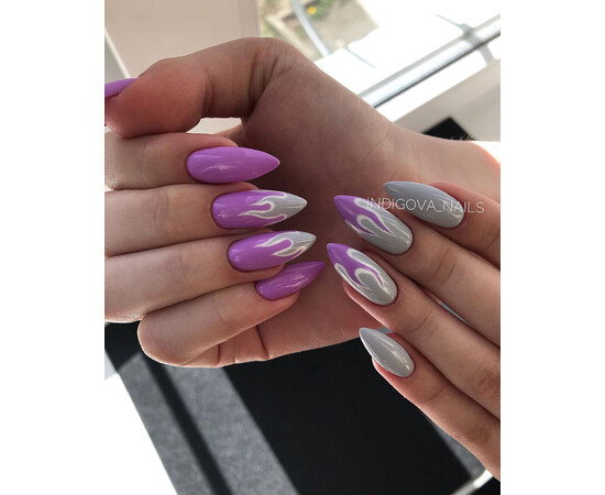 Зображення 4 Гель-лак Komilfo Deluxe Series D046 бузковий, емаль, 8 мл, Об'єм (мл, г): 8, Колір: 046