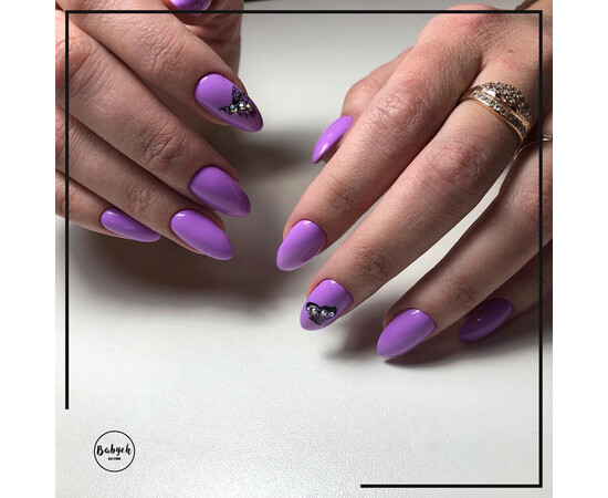 Зображення 5 Гель-лак Komilfo Deluxe Series D046 бузковий, емаль, 8 мл, Об'єм (мл, г): 8, Колір: 046