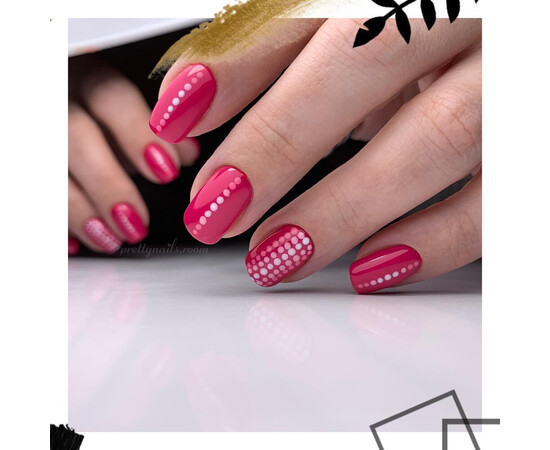 Зображення 4 Гель-лак Komilfo Deluxe Series D050 рожева фуксія, емаль, 8 мл, Об'єм (мл, г): 8, Колір: 050