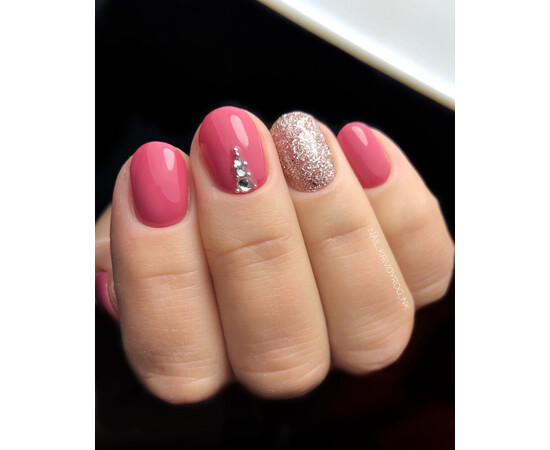 Зображення 5 Гель-лак Komilfo Deluxe Series D056 темний коралово-рожевий, емаль, 8 мл, Об'єм (мл, г): 8, Колір: 056