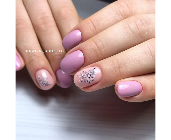 Зображення 5 Гель-лак Komilfo Deluxe Series D057 приглушений рожево-ліловий, емаль, 8 мл, Об'єм (мл, г): 8, Колір: 057