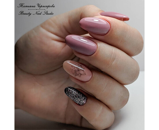 Зображення 5 Гель-лак Komilfo Deluxe Series D060 темне какао, емаль, 8 мл, Об'єм (мл, г): 8, Колір: 060