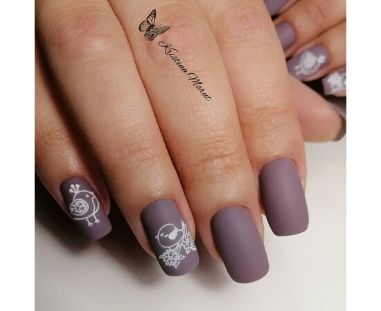 Зображення 4 Гель-лак Komilfo Deluxe Series D064 сіро-бузковий, емаль, 8 мл, Об'єм (мл, г): 8, Колір: 064