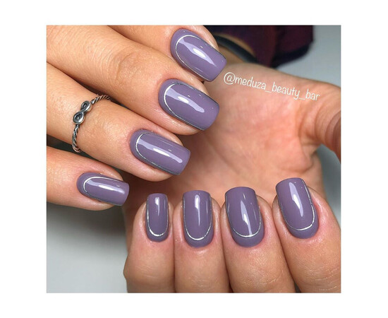 Зображення 5 Гель-лак Komilfo Deluxe Series D065 темний сіро-бузковий, емаль, 8 мл, Об'єм (мл, г): 8, Колір: 065