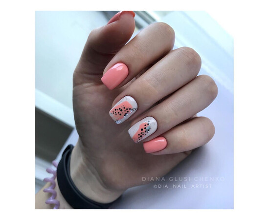 Зображення 4 Гель-лак Komilfo Deluxe Series D075 персиковий, емаль, 8 мл, Об'єм (мл, г): 8, Колір: 075