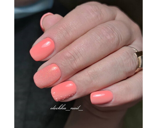 Зображення 4 Гель-лак Komilfo Deluxe Series D076 персиково-рожевий, емаль, 8 мл, Об'єм (мл, г): 8, Колір: 076