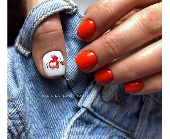 Зображення 4 Гель-лак Komilfo Deluxe Series D078 коралово-червоний, емаль, 8 мл, Об'єм (мл, г): 8, Колір: 078