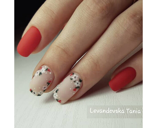 Зображення 4 Гель-лак Komilfo Deluxe Series D080 червоний, емаль, 15 мл, Об'єм (мл, г): 15, Колір: 080