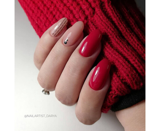 Зображення 5 Гель-лак Komilfo Deluxe Series D086 вишнево-червоний, емаль, 15 мл, Об'єм (мл, г): 15, Колір: 086