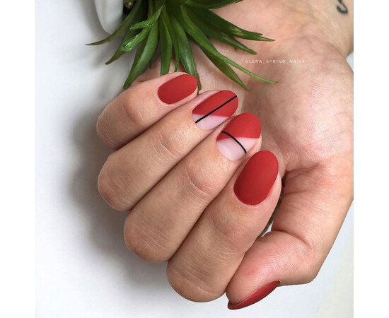 Зображення 4 Гель-лак Komilfo Deluxe Series D087 темно-червоний, емаль, 15 мл, Об'єм (мл, г): 15, Колір: 087