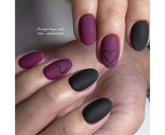 Зображення 4 Гель-лак Komilfo Deluxe Series D093 вечірня марсала, емаль, 8 мл, Об'єм (мл, г): 8, Колір: 093