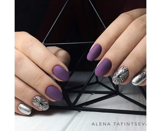 Зображення 4 Гель-лак Komilfo Deluxe Series D106 світло-баклажановий, емаль, 8 мл, Об'єм (мл, г): 8, Колір: 106