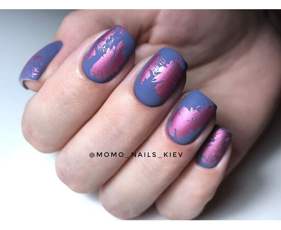 Зображення 5 Гель-лак Komilfo Deluxe Series D107 сіро-синій, джинса, емаль, 8 мл, Об'єм (мл, г): 8, Колір: 107