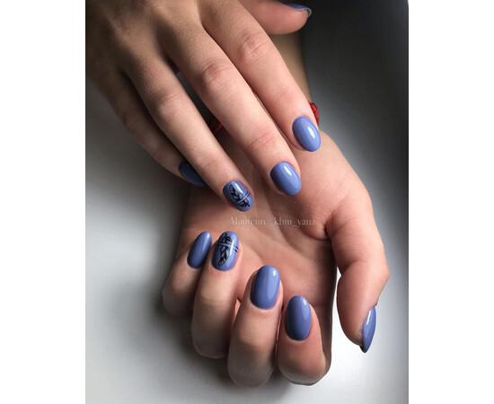 Зображення 5 Гель-лак Komilfo Deluxe Series D108 світлий сіро-синій, емаль, 8 мл, Об'єм (мл, г): 8, Колір: 108