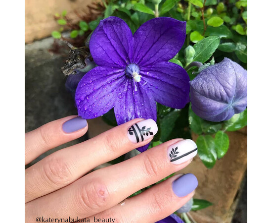 Зображення 5 Гель-лак Komilfo Deluxe Series D114 темний сіро-бузковий, емаль, 8 мл, Об'єм (мл, г): 8, Колір: 114