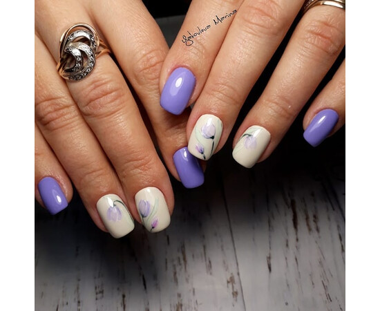 Зображення 5 Гель-лак Komilfo Deluxe Series D116 волошковий, емаль, 8 мл, Об'єм (мл, г): 8, Колір: 116