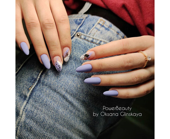 Зображення 4 Гель-лак Komilfo Deluxe Series D117 приглушений світло-синій, емаль, 8 мл, Об'єм (мл, г): 8, Колір: 117