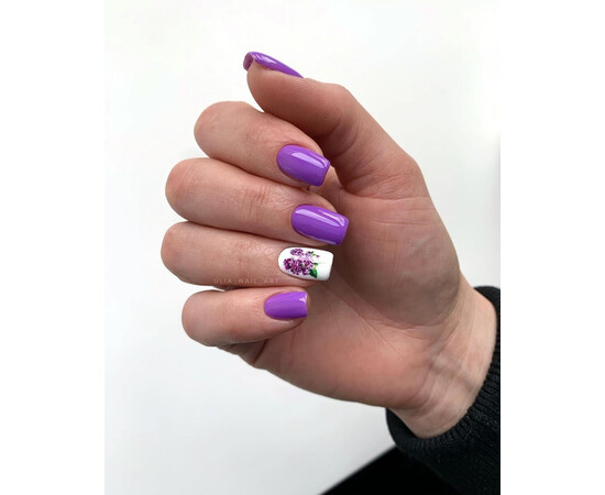 Зображення 4 Гель-лак Komilfo Deluxe Series D122 насичений бузковий, емаль, 8 мл, Об'єм (мл, г): 8, Колір: 122