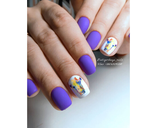 Зображення 5 Гель-лак Komilfo Deluxe Series D122 насичений бузковий, емаль, 8 мл, Об'єм (мл, г): 8, Колір: 122