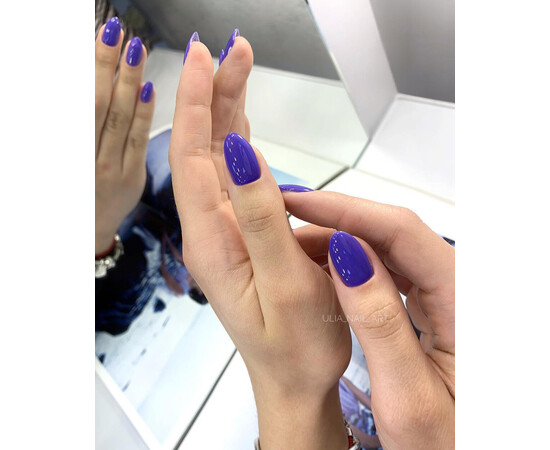 Зображення 5 Гель-лак Komilfo Deluxe Series D124 приглушений синій, емаль, 8 мл, Об'єм (мл, г): 8, Колір: 124