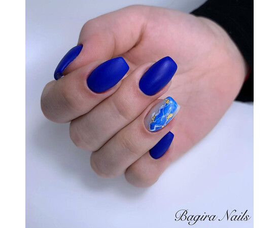 Зображення 4 Гель-лак Komilfo Deluxe Series D125 синій, емаль, 8 мл, Об'єм (мл, г): 8, Колір: 125