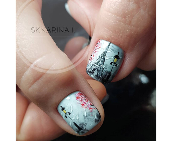 Зображення 4 Гель-лак Komilfo Deluxe Series D137 світлий сіро-блакитний, емаль, 8 мл, Об'єм (мл, г): 8, Колір: 137