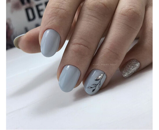 Зображення 6 Гель-лак Komilfo Deluxe Series D137 світлий сіро-блакитний, емаль, 8 мл, Об'єм (мл, г): 8, Колір: 137