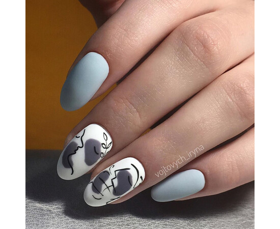 Зображення 5 Гель-лак Komilfo Deluxe Series D137 світлий сіро-блакитний, емаль, 8 мл, Об'єм (мл, г): 8, Колір: 137