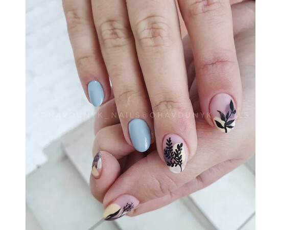 Зображення 5 Гель-лак Komilfo Deluxe Series D138 сіро-блакитний, емаль, 8 мл, Об'єм (мл, г): 8, Колір: 138