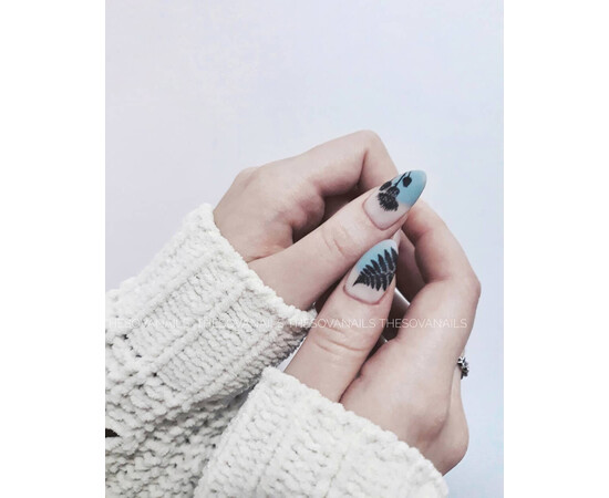 Зображення 4 Гель-лак Komilfo Deluxe Series D139 темний сіро-блакитний, емаль, 8 мл, Об'єм (мл, г): 8, Колір: 139