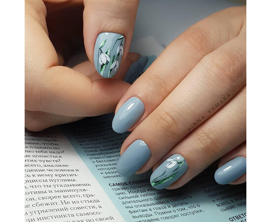 Зображення 5 Гель-лак Komilfo Deluxe Series D139 темний сіро-блакитний, емаль, 8 мл, Об'єм (мл, г): 8, Колір: 139