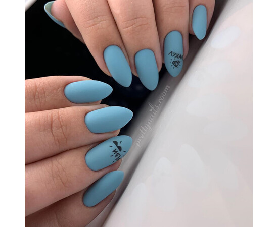 Зображення 4 Гель-лак Komilfo Deluxe Series D146 насичений сіро-бірюзовий, емаль, 8 мл, Об'єм (мл, г): 8, Колір: 146