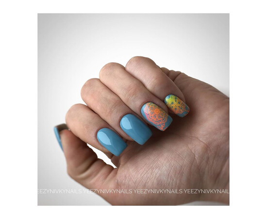 Зображення 5 Гель-лак Komilfo Deluxe Series D146 насичений сіро-бірюзовий, емаль, 8 мл, Об'єм (мл, г): 8, Колір: 146