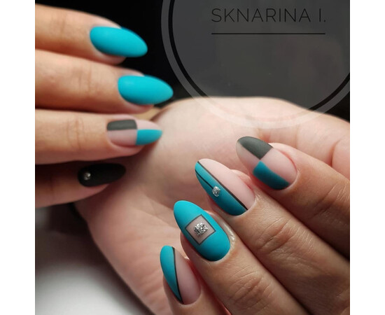 Зображення 4 Гель-лак Komilfo Deluxe Series D152 насичений бірюзовий, емаль, 8 мл, Об'єм (мл, г): 8, Колір: 152